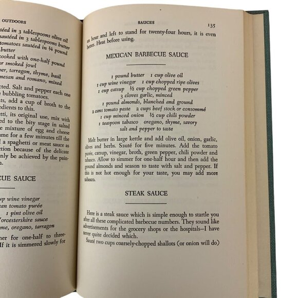 Cook It Outdoors By James Beard 1951 Cookbook Hardcover Tenth Printing - Picture 14 of 15